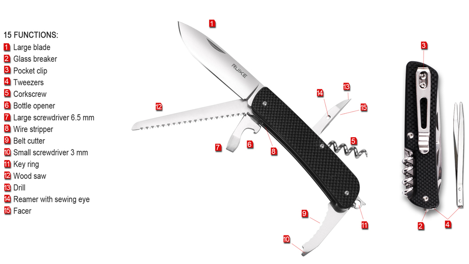 Ruike M32-B Pocket Knife